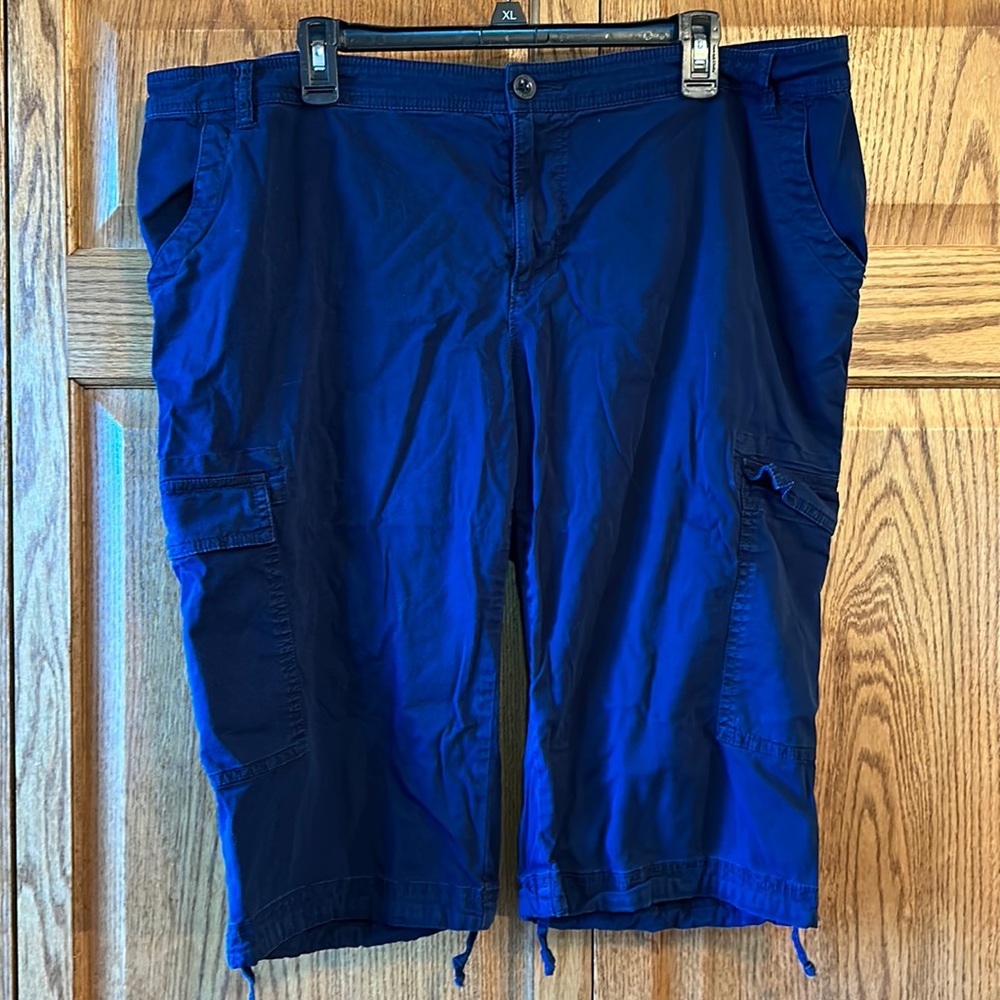 Chaps Navy Blue Bermuda Shorts